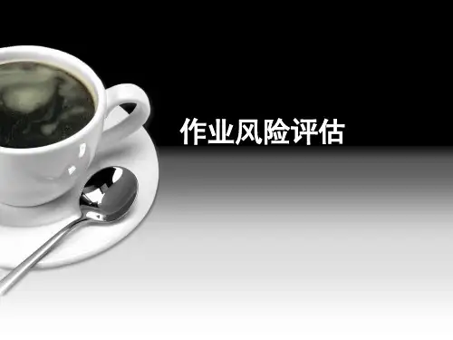安风体系—作业风险评估资料