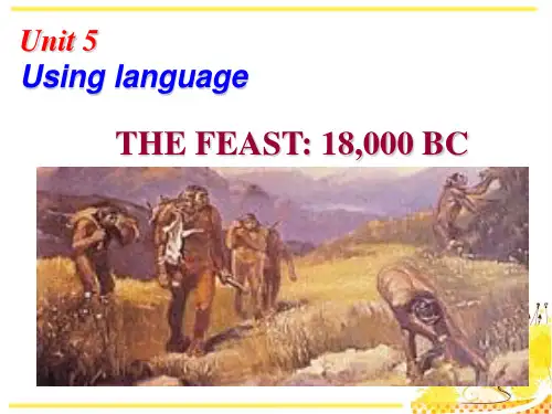 人教课标版高中英语选修8Unit5Using Language(共22张PPT)