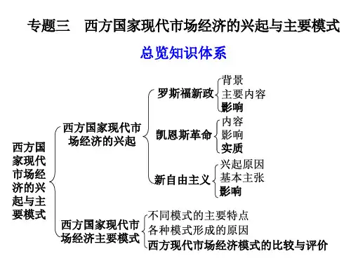政治高三一轮复习课件：专题三-西方国家现代市场经概要