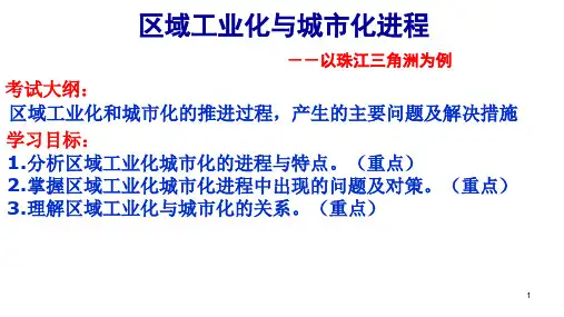 高考地理一轮复习 区域工业化与城市化 课件