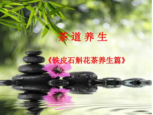 铁皮石斛花茶养生篇PPT