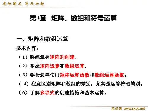 Matlab工程应用基础