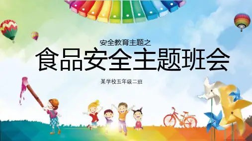 食品安全PPT模板
