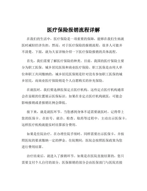 医疗保险报销流程详解
