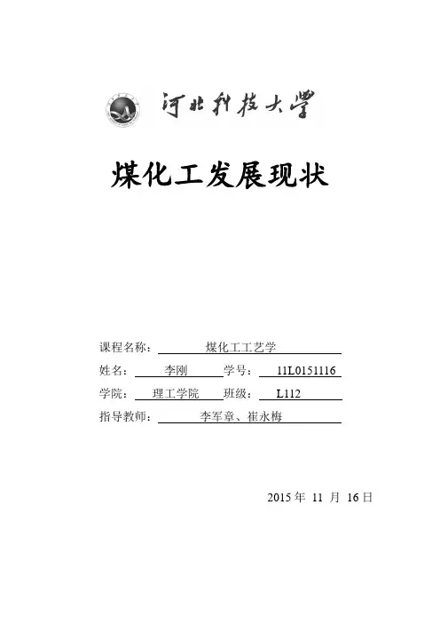 煤化工论文
