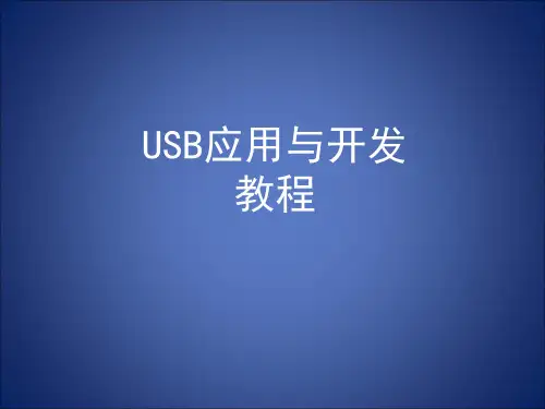 USB应用与开发