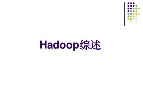 Hadoop综述.ppt