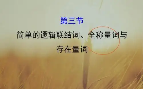 2018届高考数学理科全国通用一轮总复习课件：第一章 集合与常用逻辑用语 1-3 精品