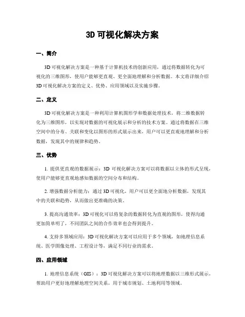 3D可视化解决方案