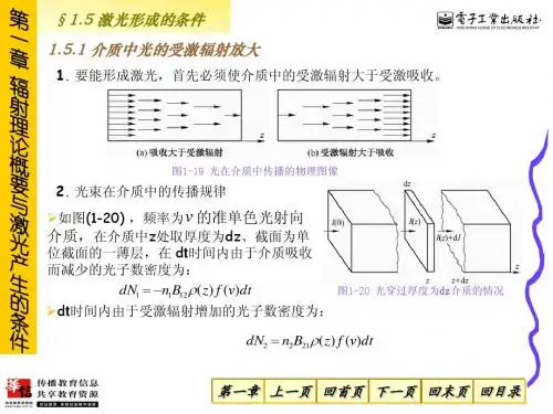 激光原理与应用电子课件1.5