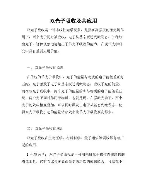 双光子吸收及其应用