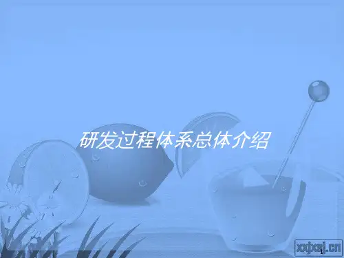 研发过程体系总体介绍(CMMI)