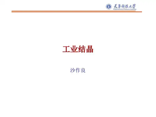 工业结晶(沙作良)第一章-简介
