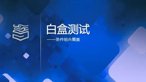 3-6白盒测试_条件组合覆盖