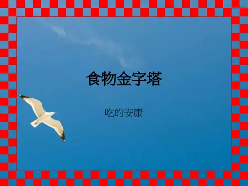 《食物金字塔》PPT课件