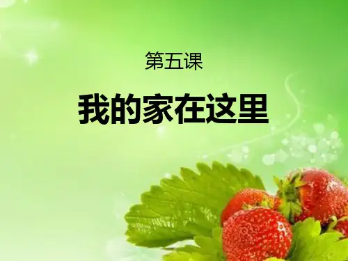 《我的家在这里》我在这里长大PPT课件-完美版