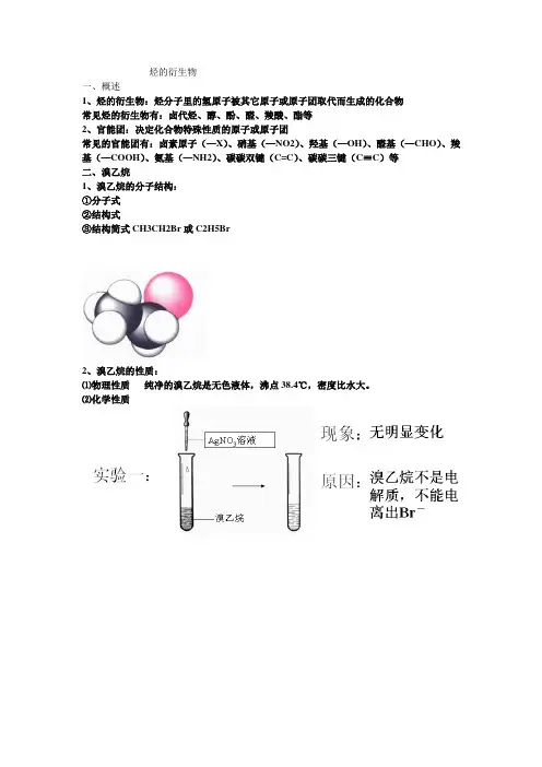 烃的衍生物 卤代烃