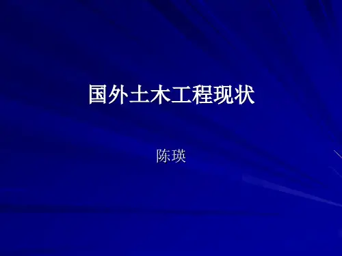 国外土木工程现状和未来