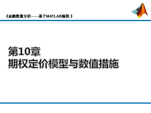 期权定价模型和数值方法