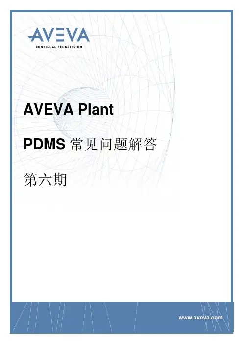 PDMS常见问题解答