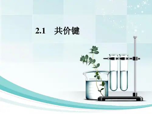 高中化学选择性必修二  第2章第1节 共价键(备课件))