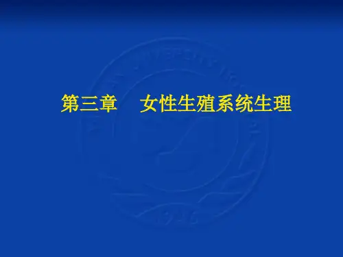 女性生殖系统生理46页PPT